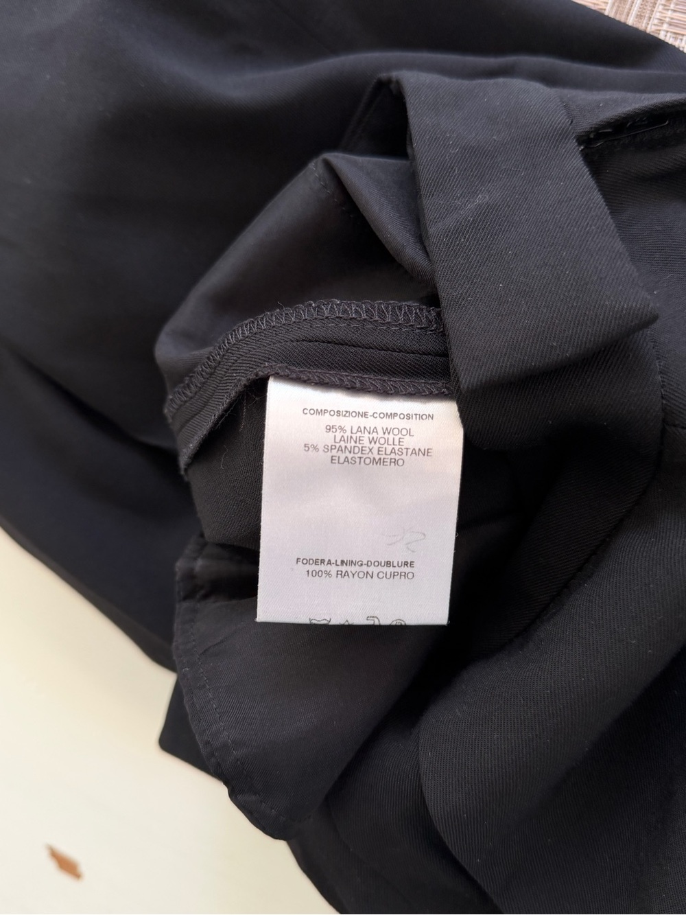 Gucci Black Women's high waisted Tailored Wide-Leg Pants - Picture 4 of 4